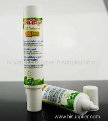 Diameter 22mm plastic tube with screw cap, cream tube,small diameter plastic tube