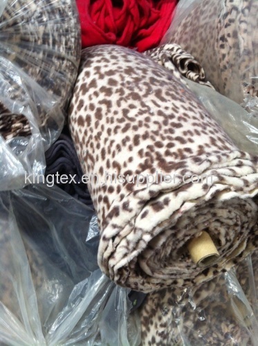 stock printed fleece fabric 160-200gsm big rolls