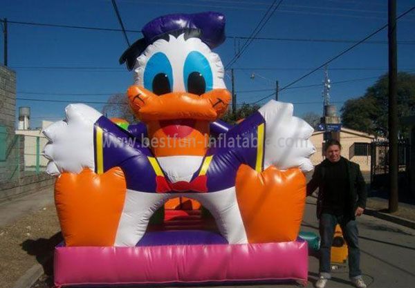 Happy Donald Duck Inflatable Castle 