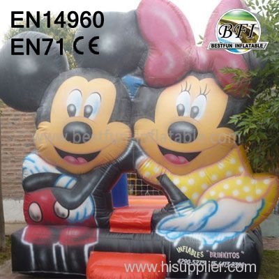 Big Fun Mickey And Minnie Mouse Bonce House for Children