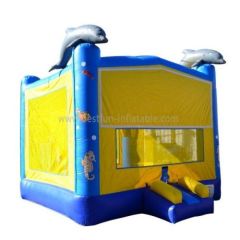 Dolphins And Fishes Inflatables Funny Bouncer