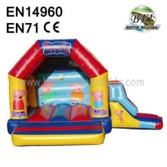 Inflatable Slide And Jumping Bouncer