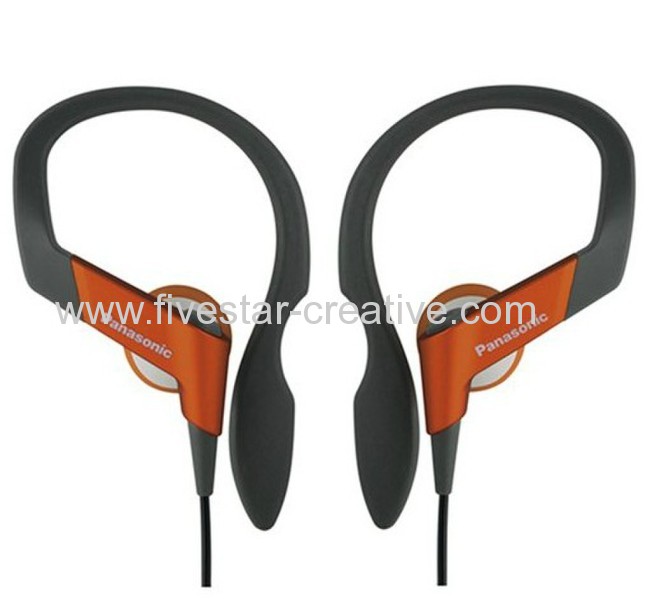 Panasonic RP-HS33 Clip on Sport Earphone In Orange