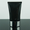 2oz black cosmetic tube packaging with silver aluminum plating cap