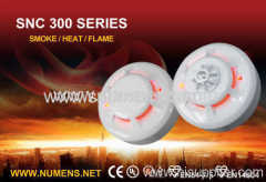 4-Wire Smoke Detector with External Relay Output Function