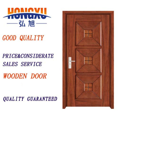Main entry wooden door