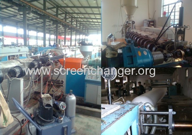 Single plate extrusion screen changer