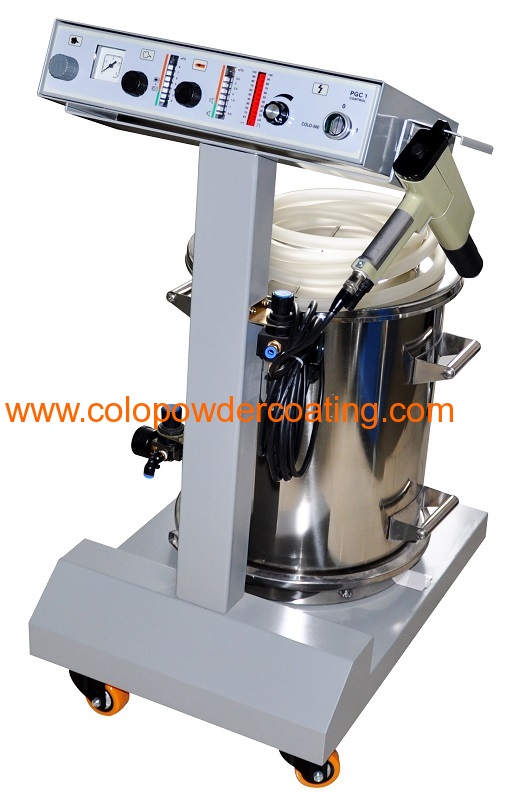 hopper feed powder spray gun