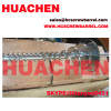 Screw barrel for rubber machines