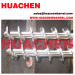 Hot feed screw barrel