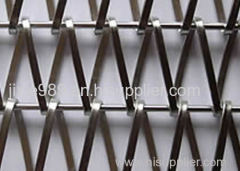 Conveyor belt mesh makes building cladding and balustrades elegance