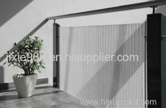 Decorative wire mesh for indoor and outdoor railing use