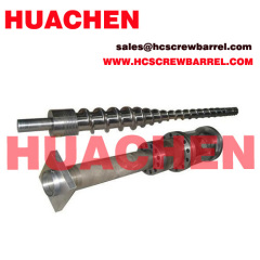 Rubber screw barrel for EPDM