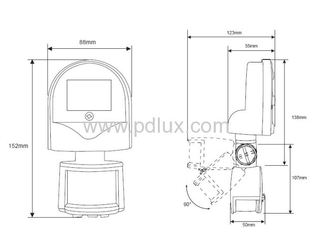 High frequency Infrared motion sensor PD-PIR132