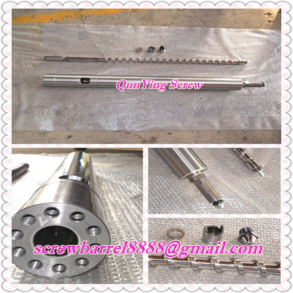 bimetallic injection molding machine screw barrel