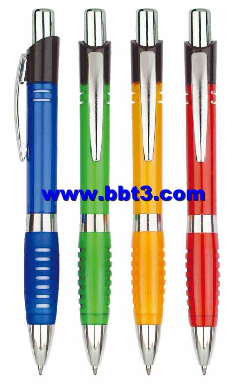 Promotional ballpoint pen with big middle ring