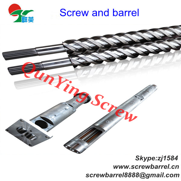 parallel twin screws barrel