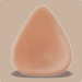 Silicone breast form for mastectomy