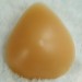 Silicone breast form for mastectomy