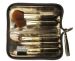 makeup brush with zipper pouch