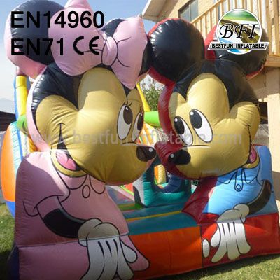 Hot Sale Smile Mickey And Minnie Mouse Inflatable Bouncer