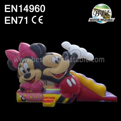 Hot Sale Inflatable Mickey Mouse Bouncer And Slide For Party