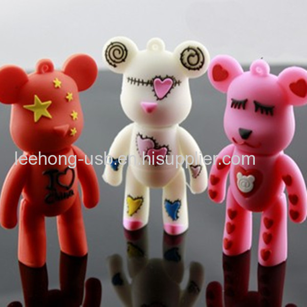 Original Groomy bear design full 3D usb disk4gb 