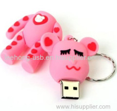 Original Groomy bear design full 3D usb disk 4gb
