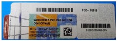 Win 8 Professional Product Key COA License Label Sticker