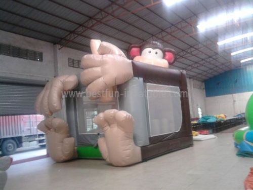 Monkey Inflatable Bouncer Playground For Kids