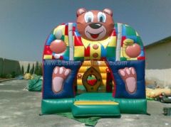 Smile Mr.Bear Inflatable Castle Bounce Houses