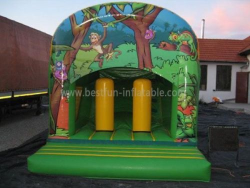Outdoor Inflatable Monkey Paradise Bouncer Houses