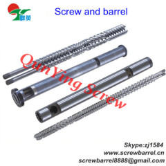 parallel double barrel screw