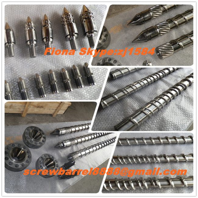 universal injection screw barrel for pp pe pvc