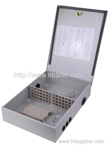 outdoor/indoor 12/24 core FTTH Fiber optic Distribution box waterproof IP55 Metal Material