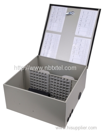 outdoor/indoor 12/24 core FTTH Fiber optic Distribution box waterproof IP55 Metal Material