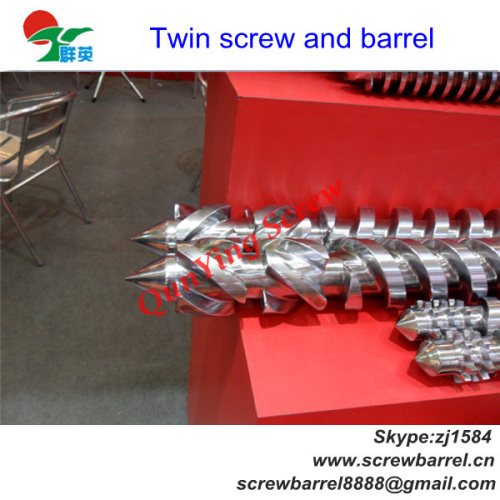 twin parallel twin screw barrel