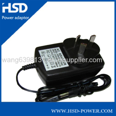 wall type 9w 9v poewr adapter