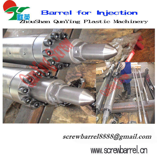 injection modling machine screw barrels