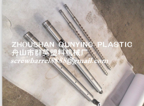 injection bimetallic screw barrel for injection moulding machines