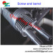conical extruder screw and barrel