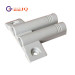 Double plastic soft close buffer for carbinet door