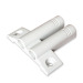 Double plastic soft close buffer for carbinet door