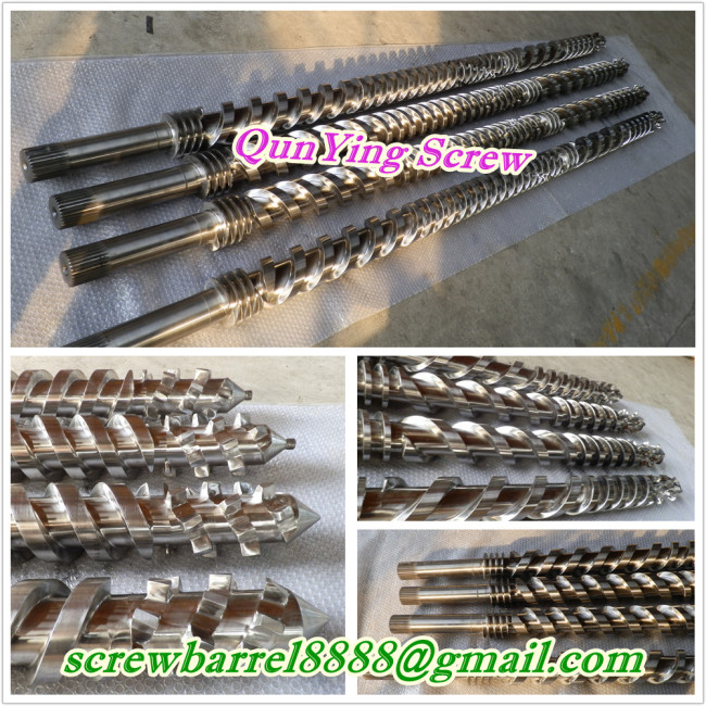 parallel screws and barrel