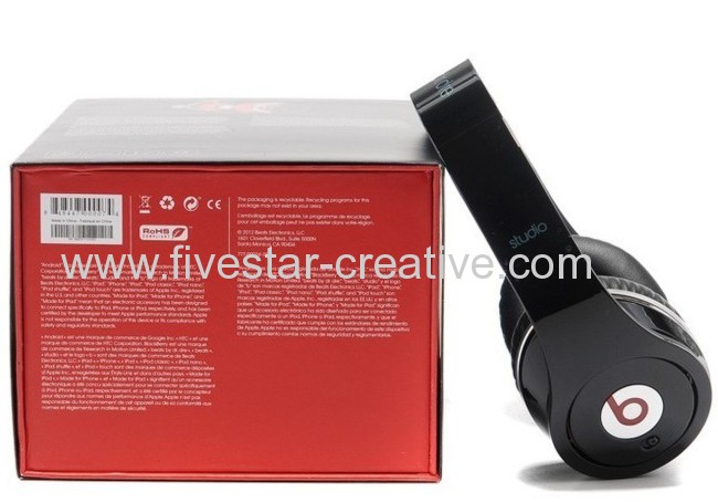 2013 Beats by Dr.Dre-Beats Studio Over-the-Ear Headphones Black(Beats Version)