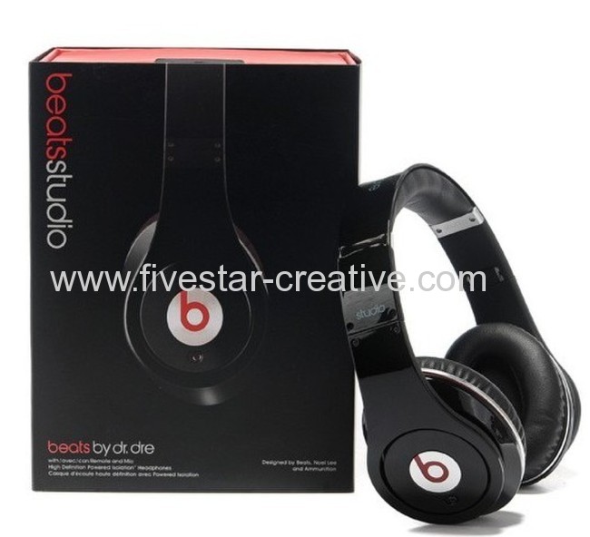 2013 Beats by Dr.Dre-Beats Studio Over-the-Ear Headphones Black(Beats Version)