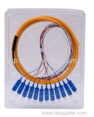 Fiber Optic 12core Pigtail SC/PC SM