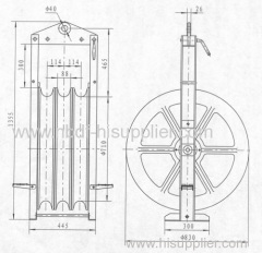 822MM Transmission Line Conductor Stringing Blocks