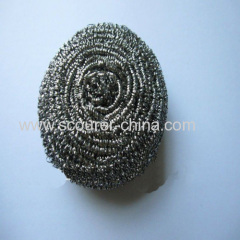 Scrub and wash the dishes cleanly Flat stainless steel spiral scourers