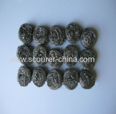 Rust-free and eco-friendly Flat stainless steel 410 and 430 spiral scourers